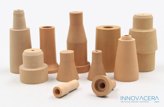 Magnesium Stabilized Zirconia (MgO-ZrO2) Ceramic Nozzles