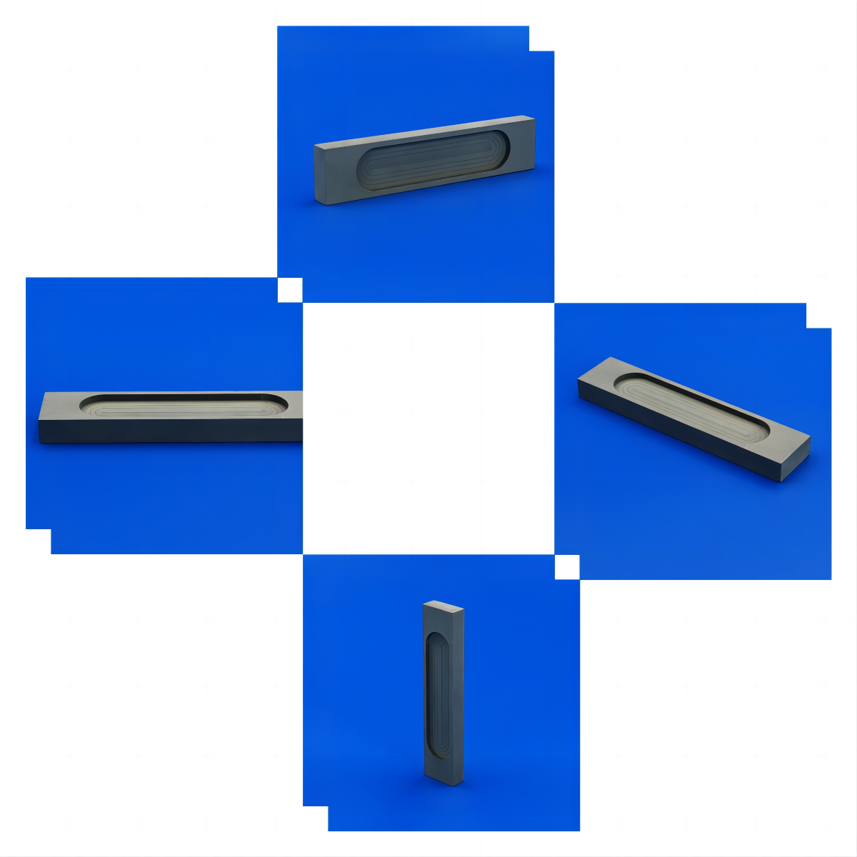 Nave de evaporación de cerámica conductora compuesta aluminizada al vacío