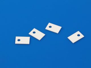 TO-220 alumina Ceramic Insulator Cooling Pads